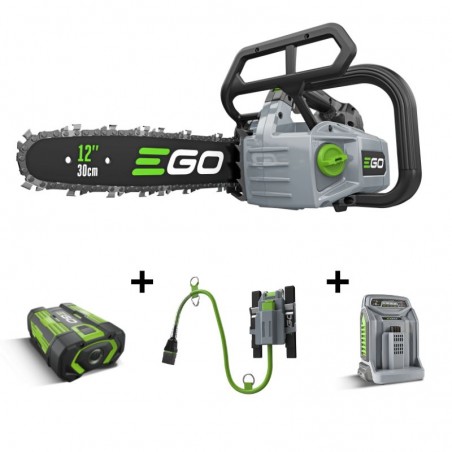 EGO Kit CSX 3002 Motosega da Potatura con Batteria e Caricatore